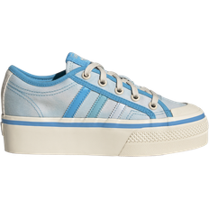 Adidas Junior Nizza Platform - Almost Blue/Sky Rush/Chalk White