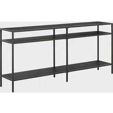 Black Console Tables Hudson & Canal Sivil Console Table 12x64"