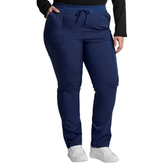 Dickies Women's Balance Tapered Leg Cargo Scrub Pants - Navy Blue