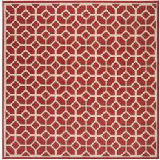 Safavieh Linden Red, Beige 79x79"