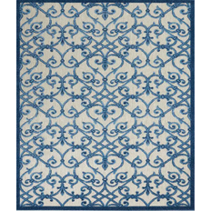 Nourison Aloha ALH21 Blue, Gray 47.992x71.969"