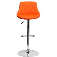 Adjustable Seat - Armrests Chairs Flash Furniture Contemporary Bar Stool 41.8"