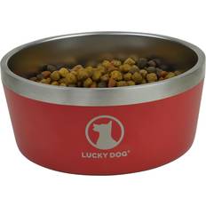 Lucky Dog Indulge Double Wall Stainless Steel Dog Bowl M