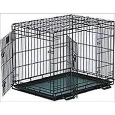 Midwest Dog Cages & Dog Carrier Bags - Dogs Pets Midwest Life Stages Double Door Dog Crate Medium