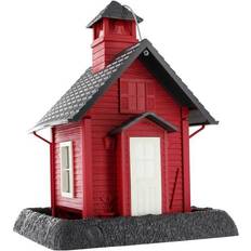 North States Collection School House Bird Feeder Red/Gray/White