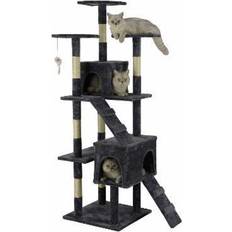 63 in. Economical Cat Tree with Sisal Scratching Posts