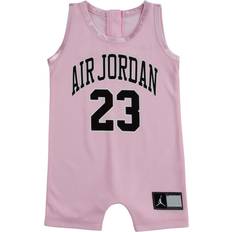Girls Jumpsuits Children's Clothing Nike Infant Jordan Jersey Romper - Pink Foam (556169-A9)