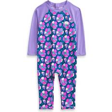 The North Face UV Clothes Children's Clothing The North Face Baby's Rashguard Suit - Banff Blue Mountain Floral Print