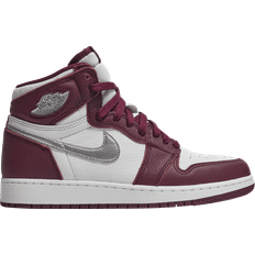 Nike Air Jordan 1 Retro High OG GS - Bordeaux/White/Metallic Silver