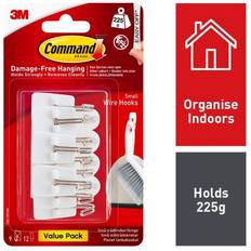 Gray Picture Hooks Command Small White Wire 9-Hooks Value Pack (12-Strips) Grey Picture Hook
