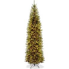 Plastic Christmas Trees National Tree Company Artificial Pre-Lit Slim Kingswood Fir Christmas Tree 120"