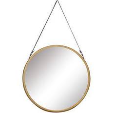 Green Mirrors Stella & Eve Modern Hanging Strap Wall Mirror, Beig/Green, XLARGE Wall Mirror