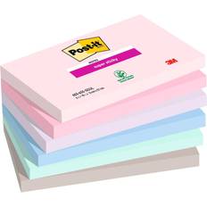 Blau Sticky Notes 3M Post-it Super Sticky Notes Soulful 76mm x 127mm Pk6