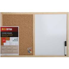 Grün Pinnwände Bi-Office Cork and Drywipe Combination Board 600x400mm