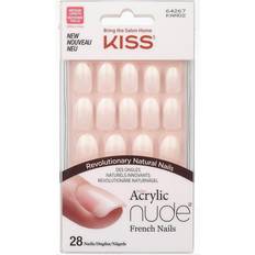 Kiss Løsnegler & Negledekorasjoner Kiss Salon Acrylic Nude French Nails 28-pack
