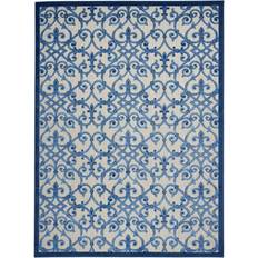 Nourison Aloha ALH21 Gray, Blue 120x155.984"