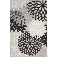 Nourison Aloha ALH05 Black, White 63.6x90"