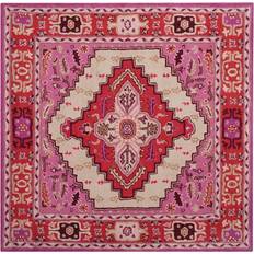 Safavieh Bellagio Collection Red, Pink, Beige 60x60"