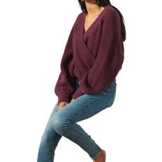 UpWest Weekend Wrap Sweater - Bordeaux