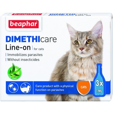 Beaphar Katter Husdyr Beaphar Flea & Tick Line On (Dimethicone) Cat 3Vials