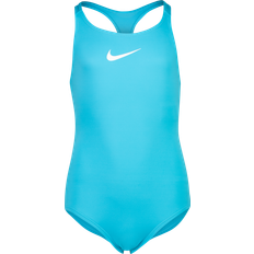 Nike Badeanzüge Nike Girl's Essential Racerback 1-Piece Swimsuit - Blue Lightning (NESSB711-480)