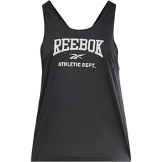 Reebok Workout Ready Supremium Graphic Tank Top (Plus Size) - Night Black