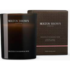 Molton Brown Delicious Rhubarb & Rose Scented Signature Candle, 190g Duftkerzen