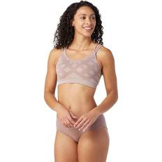 BH-er på salg Smartwool Women's Seamless Strappy Bra Sports bra XS, pink/brown