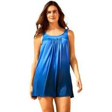 Two-Piece Colorblock Swim Dress