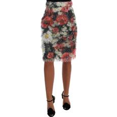 Dolce & Gabbana Floral Patterned Pencil Straight Women's Skirt