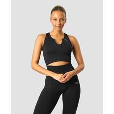 ICANIWILL Ribbed Define Seamless Tank Top-Black-XS