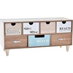 Brune Smykkeoppbevaring Dkd Home Decor Wooden Beach Jewellery Box - Brown