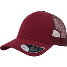 Røde Capser Atlantis Rapper Jersey Mid Visor Trucker Cap (burgundy)