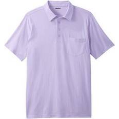 KingSize Lightweight Pocket Polo Shirt - Soft Purple