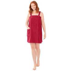 Underwear Plus Women's Dreams & Co. Terry Towel Wrap by Dreams & Co. in Classic (Size 38/40) Robe