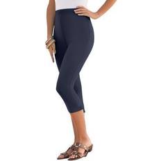 Roaman's Women's Plus Size Essential Stretch Capri Legging - 30/32