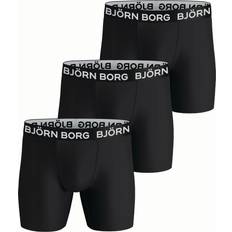 Boksere Underbukser Björn Borg Performance Boxer 3-pack - Black