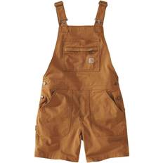 Carhartt Cargo Pants - Women Pants & Shorts Carhartt Rugged Flex Relaxed Fit Shortall - Brown