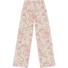 Dame - Rosa Jeans Ganni Printed jeans