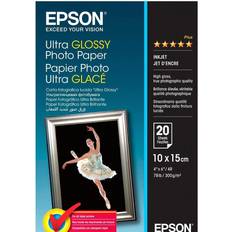 Epson Fotopapir Epson Ultra Glossy Photo Paper 10x15cm 20 Sheets