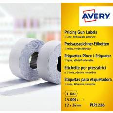 Avery Preisauszeichner Avery Dennison Single-Line Price Marking Label 12x26mm White Pack of