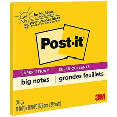 Post-it Super Sticky Lined Notes, Canary Yellow, 4 in. x 4 in., 70