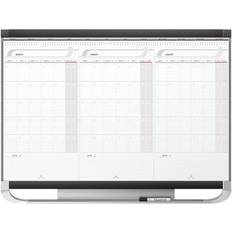 Quartet Prestige Total Erase Calendar Whiteboard, Graphite Frame, 3 x 2 (CMP32P2) Quill