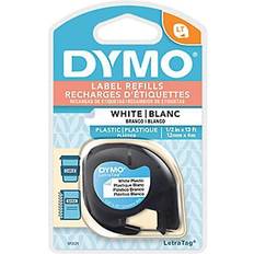 Dymo Letra-Tag Tape Label Plastic White