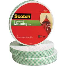 Desk Tape & Tape Dispensers Scotch 3M Foam Mounting Double-Sided Tape, 3/4"x350" White