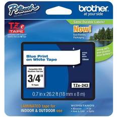 Blue Labeling Tapes Brother TZe243 Parts Blue