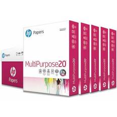 HP Multipurpose Paper, 96 Bright, 20lb, Letter, White, 2500 Sheets/Carton