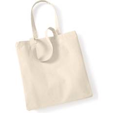 Westford Mill Canvas Classic Shopper Bag 26 Litres (Pack of 2) (One Size) (Natural)