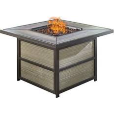 Camping Cooking Equipment Hanover Chateau 40,000 BTU Gas Fire Pit Coffee Table CHATEAUFPSQ