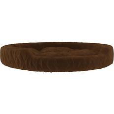 vidaXL Dog Bed Brown 70x55x23 Plush